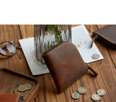 cool slim wallets​ Small Zippered Wallet Men Slim Wallet L Zip Wallet Front Pocket Wallets for Men