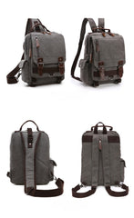 Large Canvas Sling Bag for Big Guys - 详情-15