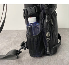 Large Leather Sling Bag for Big Guys - Handle Detail