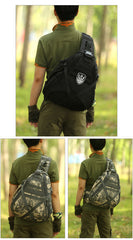 tactical laptop bag Military Large Sling Bag For Big Men