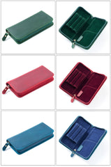 Brown Leather Fountain Pen Case Luxury Leather Pen Case - iwalletsmen