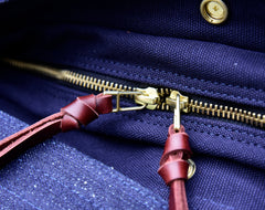 Blue Denim Messenger Bag Denim Crossbody Bag Blue Denim Shoulder Bag - Feltify