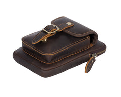 Belt Clip On Pouch Mens Belt Pouch Leather Belt Phone Pouch Leather Phone Belt Pouch - iwalletsmen