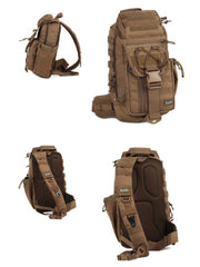 Nylon Large Sling Backpack - Buckle Detail