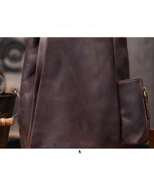 Big sling bag for men - strap adjustment buckle detail