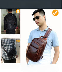 Sling Bag for Big Man - Size Comparison
