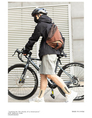 big sling bag for men size reference