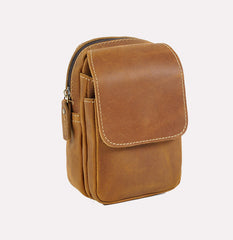 Brown Leather Belt Loop Pouch Leather Belts Pouches - iwalletsmen