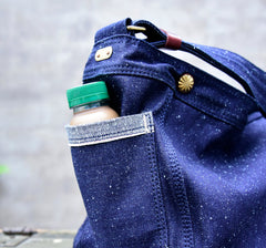 Blue Denim Messenger Bag Denim Crossbody Bag Blue Denim Shoulder Bag - Feltify