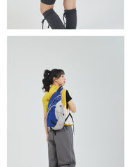 sports bag Gym Bag Women Waterproof Gym Backpack Chest Bag Sling Backpack Gray Large Sling Bag For Women