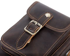 Belt Clip On Pouch Mens Belt Pouch Leather Belt Phone Pouch Leather Phone Belt Pouch - iwalletsmen