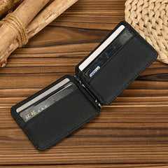 Bifold Leather Wallet with Money Clip Mens Bifold Wallets with Money Clip - iwalletsmen