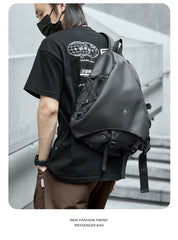 male sling bag Black Large Sling Bag For Big Men Waterproof Large Travel Chest Bag Mens One Strap Backpack