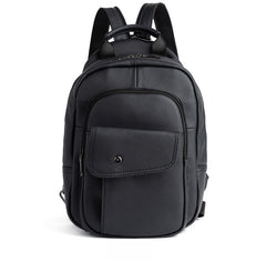 Leather Large Sling Backpack - Texture Detail