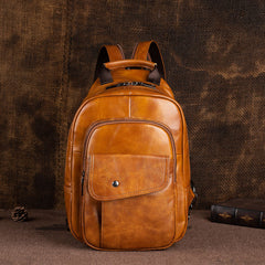 Large Leather Sling Bag - Shoulder Strap