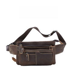  Vintage Small Leather Waist Bag Mens - iwalletsmen