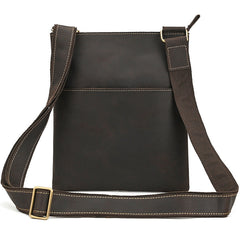 Men's Vertical Messenger Bag Leather Cross body Bags for Men Leather Cross Body Bag - iwalletsmen