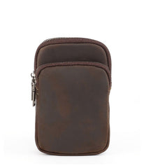Leather Pouch Bag for Mens Small Pouch Bag for Men Belt Pouch for Men - iwalletsmen