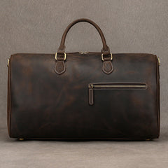 Leather Weekender Bag for Men Vintage Leather Weekend Bag for Men - iwalletsmen