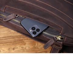 Big sling bag for men - product label and SKU detail