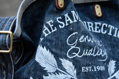 Blue Denim Tote Handbag Denim Tote Bag Blue Denim Tote Shoulder Bag Jean Tote Bag - Feltify