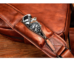 sling bags for big guys wearing style