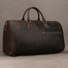 Leather Weekender Bag for Men Vintage Leather Weekend Bag for Men - iwalletsmen
