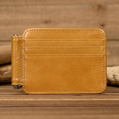 Bifold Leather Wallet with Money Clip Mens Bifold Wallets with Money Clip - iwalletsmen