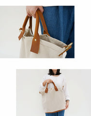 Canvas Handbag Womens Canvas Shoulder Tote Bag for Men