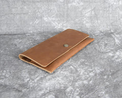 leather flap wallet