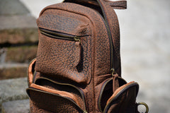 Sling Leather Backpack - iwalletsmen
