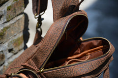 Sling Leather Backpack - iwalletsmen