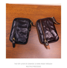 Leather Key Ring Wallet Mens Leather Key Wallet for Men - iwalletsmen