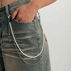 Pearl Wallet Chain for Women 
