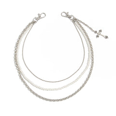 Pearl Wallet Chain for Women Triple Wallet Chain Womens Ball Wallet Chain