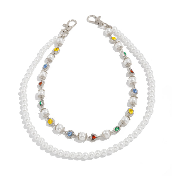 Gold Beaded Wallet Chain for Women - iChainWallets