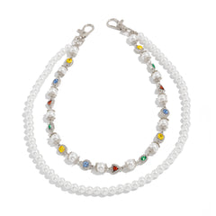 Gold Beaded Wallet Chain for Women - iChainWallets