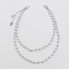 Pearl Wallet Chain for Womens Wallet Chain Double Wallet Chain - iChainWallets