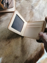 id card wallet leather card case id wallet?Tooled Leather Wallet?id holder wallet?