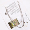Womens Jeans Chains Silver Double Layers With Medusa Charm Cute Pants Chain For Women