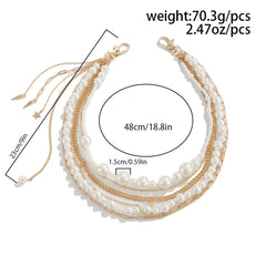 Golden Layered Wallet Chain with Tassel - iChainWallets