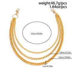 Gold Women Pants Chain - iChainWallets