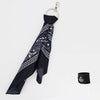 Black Paisley Bandana Kerchief Trousers Chain Pants Chains Biker Headscarf Jeans Chains