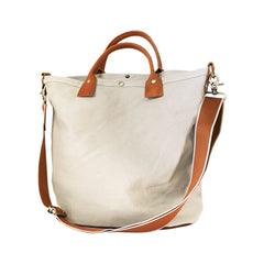 White Gray Canvas Tote Bag Canvas Handbag Womens Canvas Shoulder Tote Bag for Men