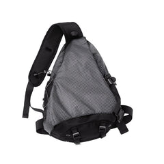 men sling bag Black Sport Backpack Crossbody Waterproof Sling Bag Large Sling Bag For Big Men Cool Large Chest Bag for Men