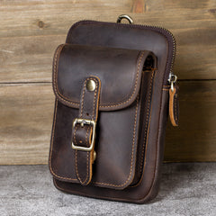  Mens Belt Pouch Leather Belt Phone Pouch Leather Phone Belt Pouch - iwalletsmen
