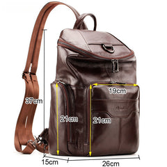 Convertible Sling Backpack For Big Men