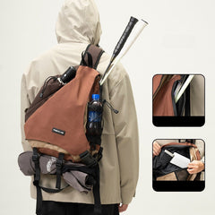 sling bags for big guys rock brown color