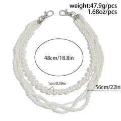 4 Chains Beaded Wallet Chain Mens Ball Wallet Chain - iChainWallets