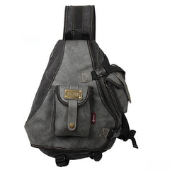 big sling bag for men black color